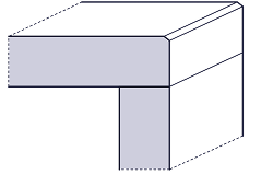 Chant droit avec retombée grain d’orge