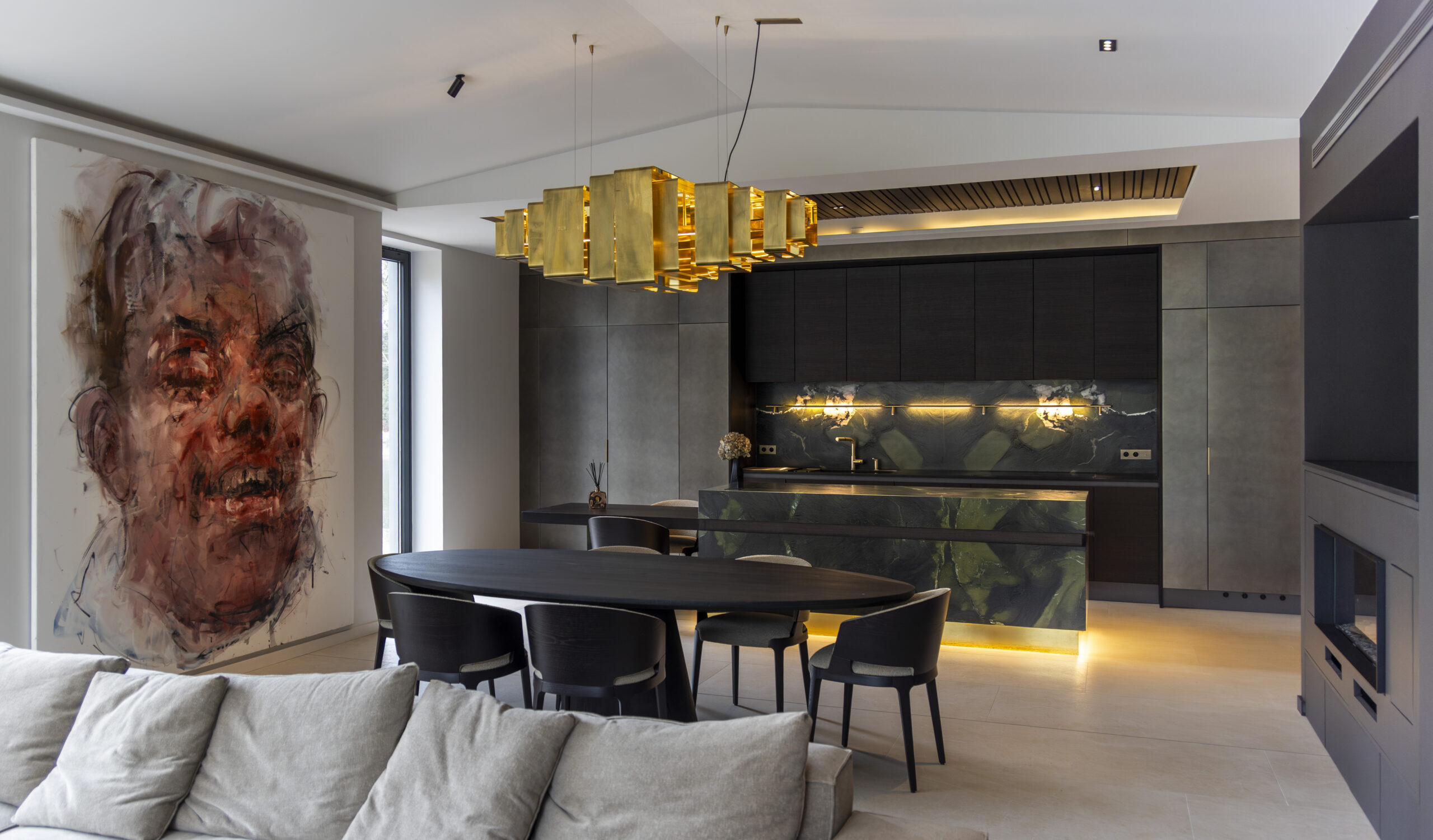 Magnifique cuisine en CRISTAL DE ROCHE
