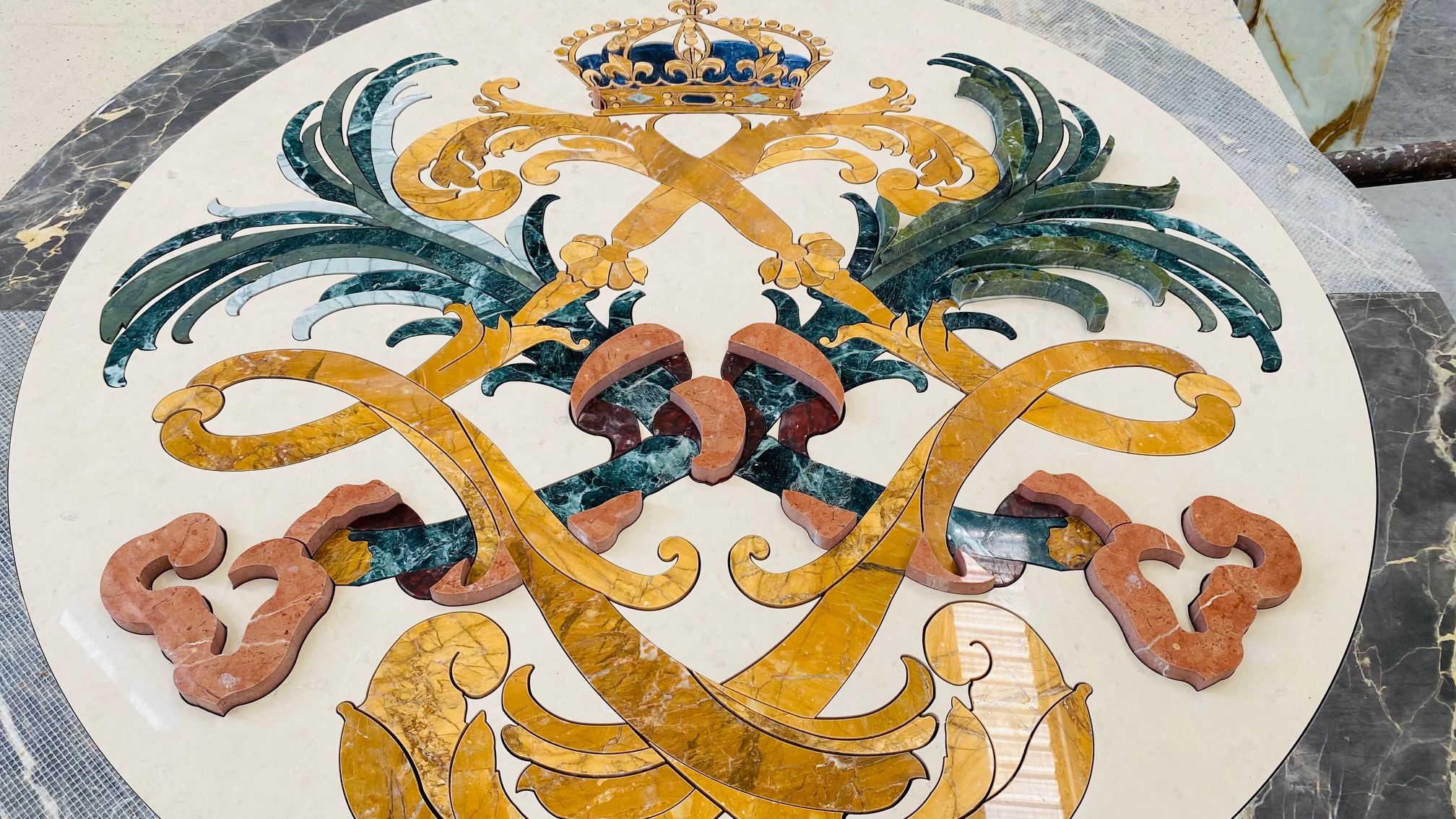 Marqueterie de marbres