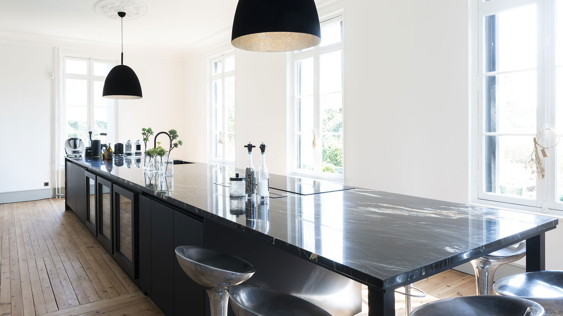 Quartzite Black Fusion Belvédère