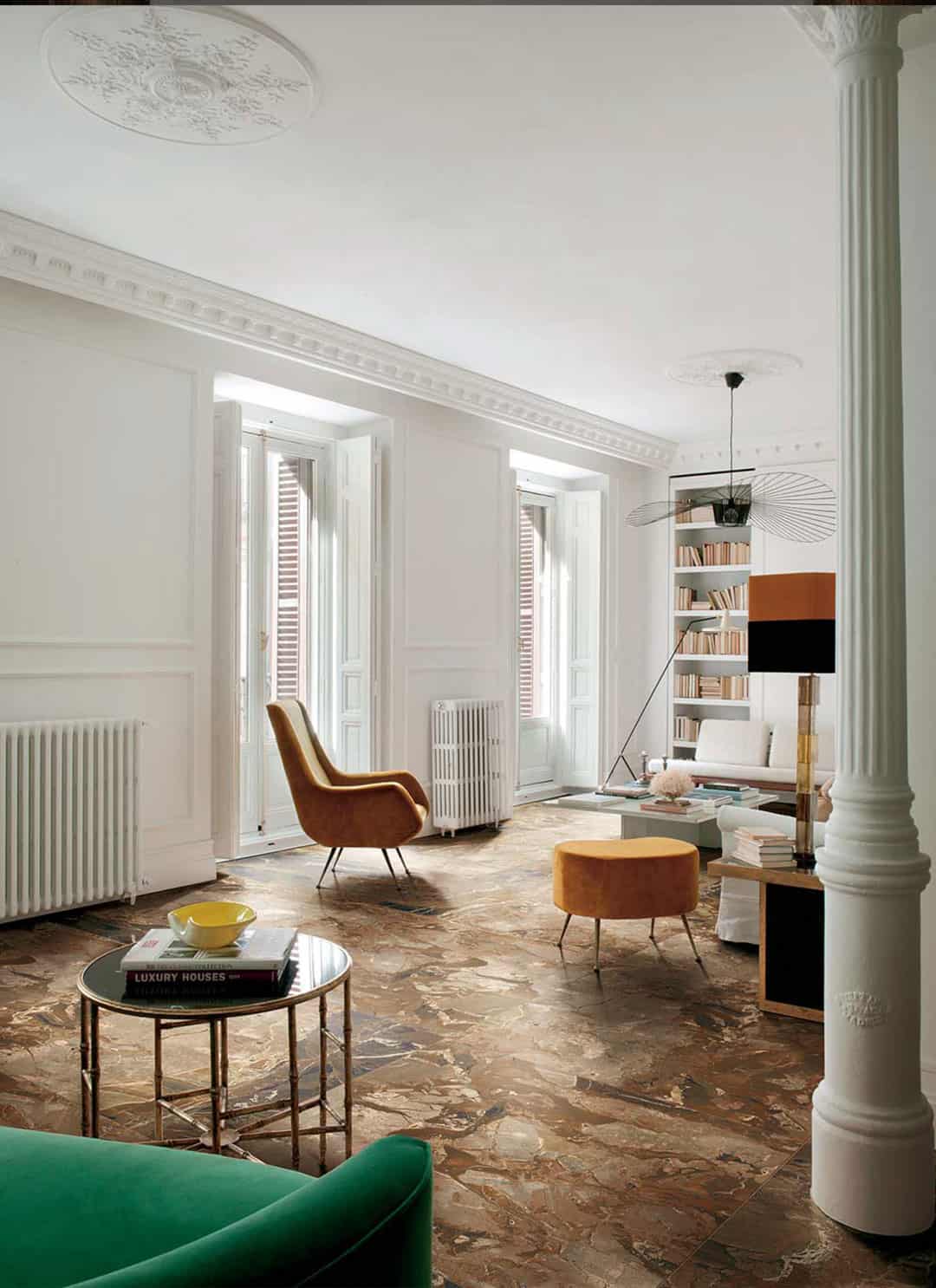 Carrelage aspect pierre et marbre